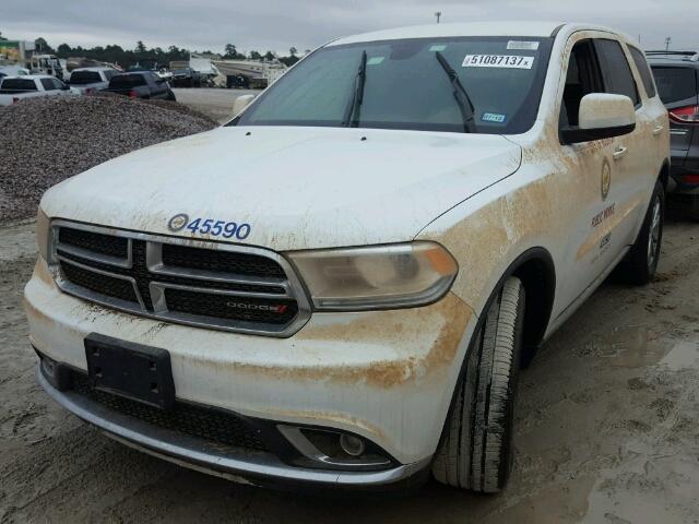 1C4RDHAG7GC440635 - 2016 DODGE DURANGO SX WHITE photo 2