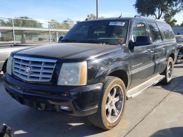 3GYFK66N25G126769 - 2005 CADILLAC ESCALADE E BLACK photo 2