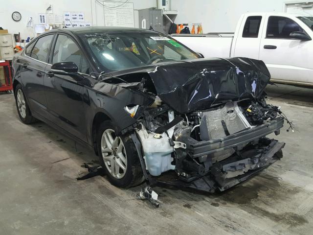 1FA6P0H77F5113887 - 2015 FORD FUSION SE BLACK photo 1