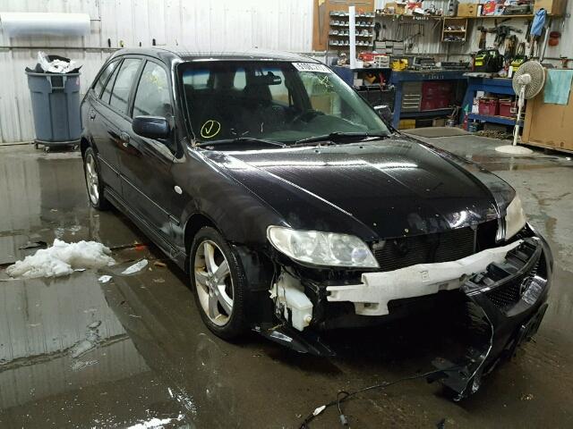 JM1BJ245531215900 - 2003 MAZDA PROTEGE PR BLACK photo 1