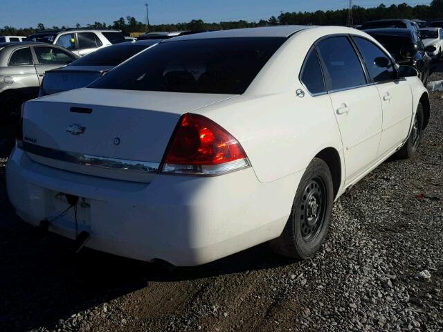 2G1WS55R079405034 - 2007 CHEVROLET IMPALA POL WHITE photo 4