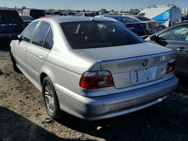 WBADT63452CH89371 - 2002 BMW 530 I AUTO SILVER photo 3