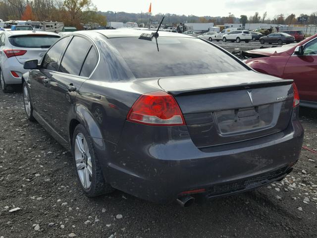 6G2ER57778L130211 - 2008 PONTIAC G8 GRAY photo 3