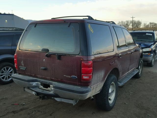 1FMRU18W9WLA90620 - 1998 FORD EXPEDITION RED photo 4