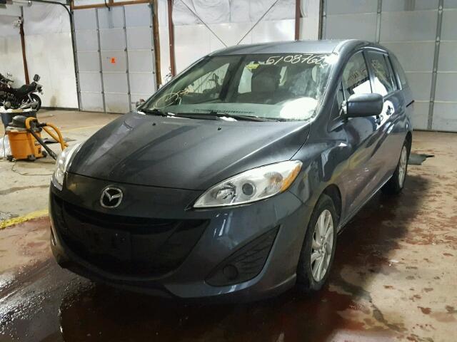 JM1CW2BL4C0130947 - 2012 MAZDA 5 BLUE photo 2