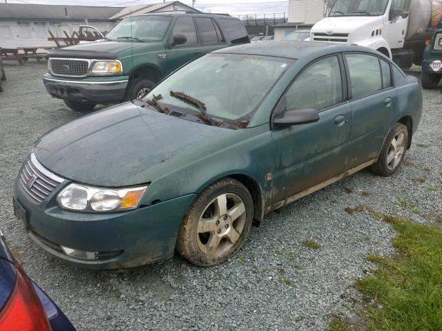 1G8AL58F57Z160148 - 2007 SATURN ION LEVEL GREEN photo 2