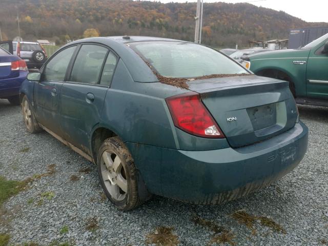 1G8AL58F57Z160148 - 2007 SATURN ION LEVEL GREEN photo 3