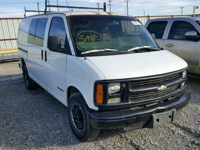 1GCHG35RX11198282 - 2001 CHEVROLET EXPRESS G3 WHITE photo 1