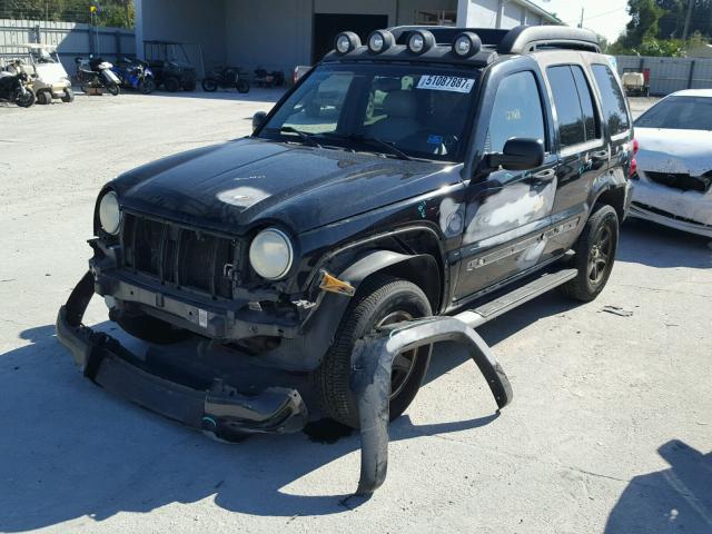 1J4GL38K93W515328 - 2003 JEEP LIBERTY RE BLACK photo 2