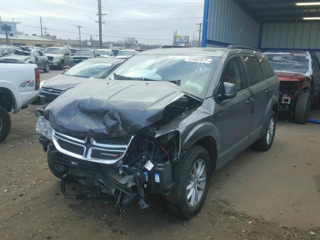 3C4PDDBG3FT720909 - 2015 DODGE JOURNEY SX CHARCOAL photo 2