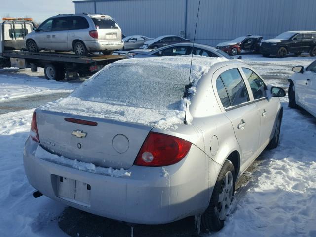 1G1AL58FX87251623 - 2008 CHEVROLET COBALT LT SILVER photo 4