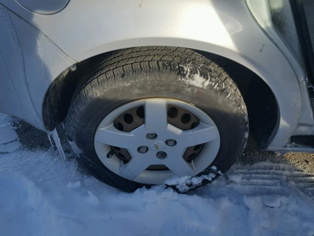 1G1AL58FX87251623 - 2008 CHEVROLET COBALT LT SILVER photo 9