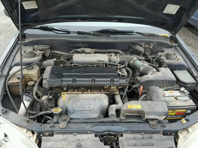 KMHJW24M0VU091536 - 1997 HYUNDAI ELANTRA BLUE photo 7