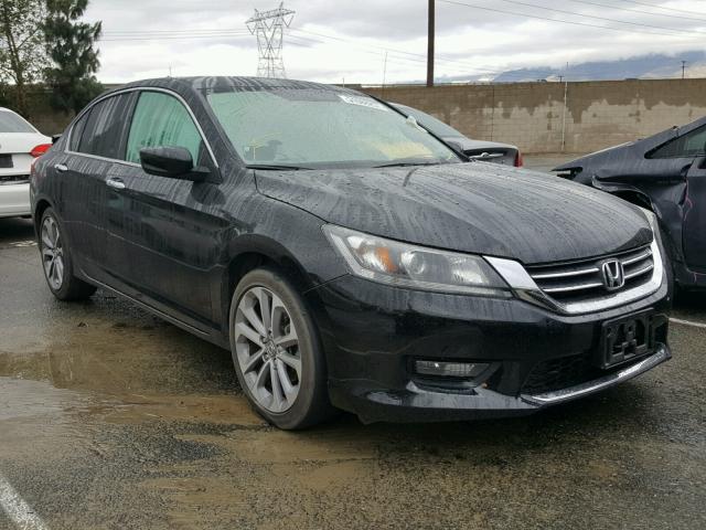 1HGCR2F55FA108524 - 2015 HONDA ACCORD SPO BLACK photo 1