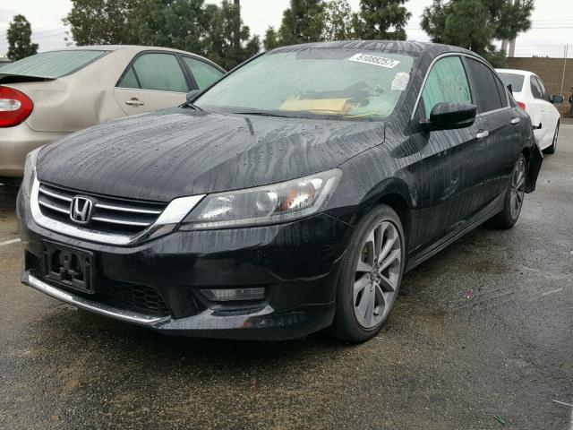 1HGCR2F55FA108524 - 2015 HONDA ACCORD SPO BLACK photo 2