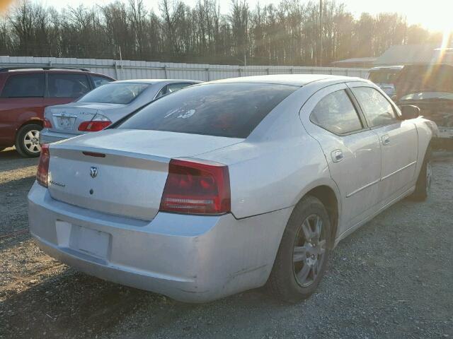 2B3KA43G96H184849 - 2006 DODGE CHARGER SE SILVER photo 4