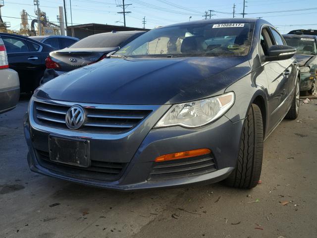 WVWMP7AN9CE536100 - 2012 VOLKSWAGEN CC SPORT GRAY photo 2