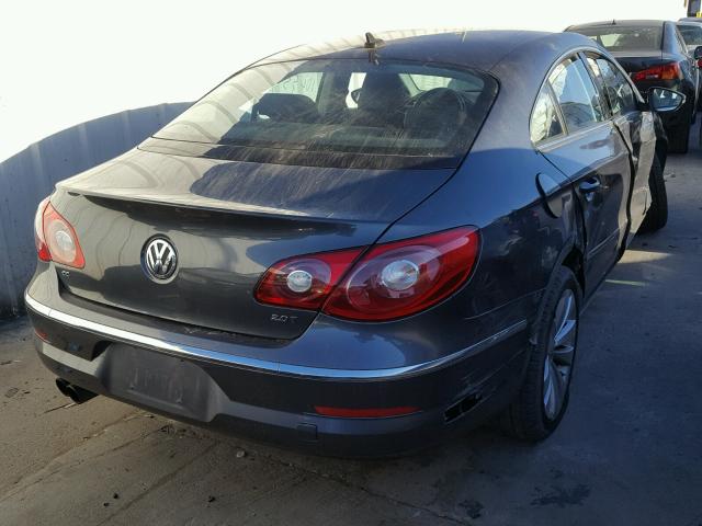 WVWMP7AN9CE536100 - 2012 VOLKSWAGEN CC SPORT GRAY photo 4