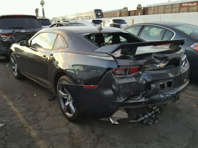 2G1FC1E34C9158287 - 2012 CHEVROLET CAMARO LT GRAY photo 3