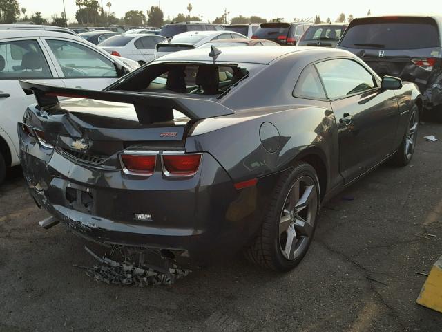 2G1FC1E34C9158287 - 2012 CHEVROLET CAMARO LT GRAY photo 4