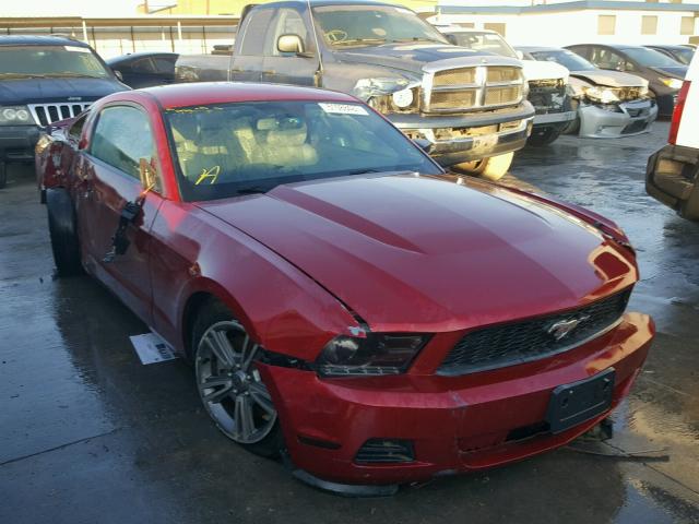 1ZVBP8AM0C5226547 - 2012 FORD MUSTANG BURGUNDY photo 1