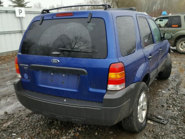 1FMYU93195KA97321 - 2005 FORD ESCAPE XLT BLUE photo 4