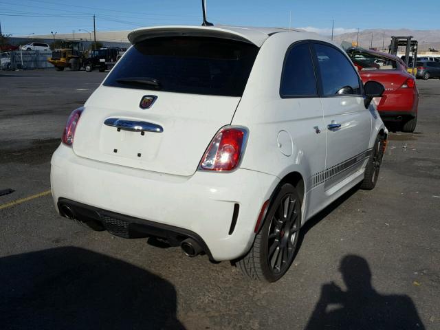 3C3CFFFH5CT381772 - 2012 FIAT 500 ABARTH WHITE photo 4