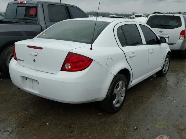 1G1AL58F187252076 - 2008 CHEVROLET COBALT LT WHITE photo 4