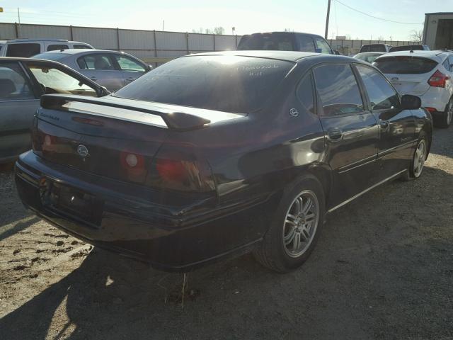 2G1WH52K149292342 - 2004 CHEVROLET IMPALA LS BLACK photo 4