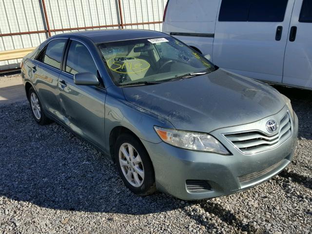 4T1BF3EK0BU592297 - 2011 TOYOTA CAMRY BASE GREEN photo 1