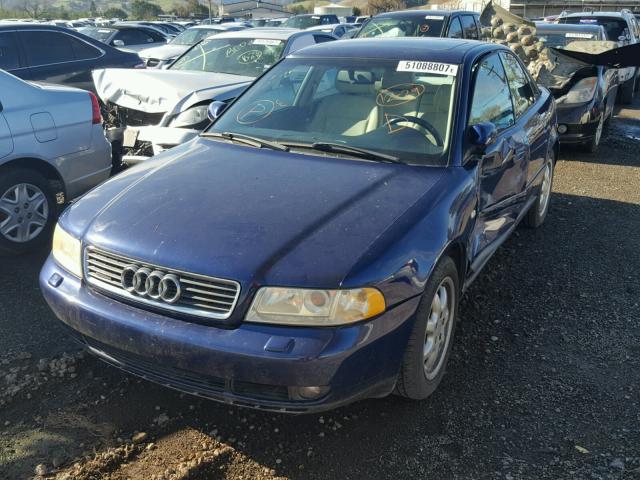 WAUCB28D4XA225002 - 1999 AUDI A4 1.8T QU BLUE photo 2