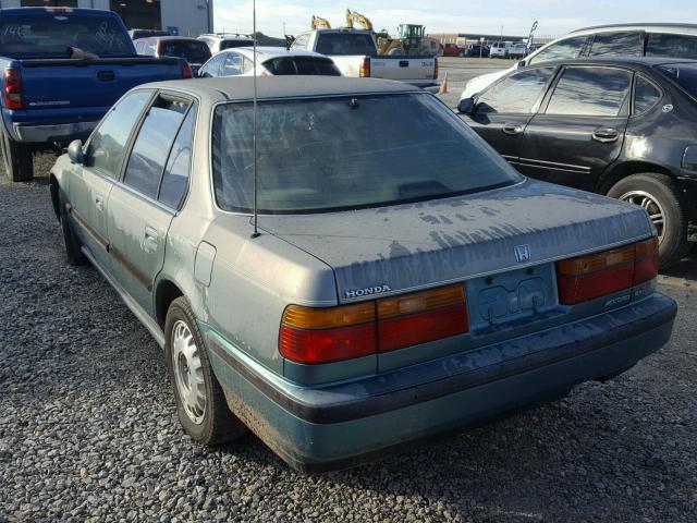 1HGCB7668MA118598 - 1991 HONDA ACCORD EX BLUE photo 3