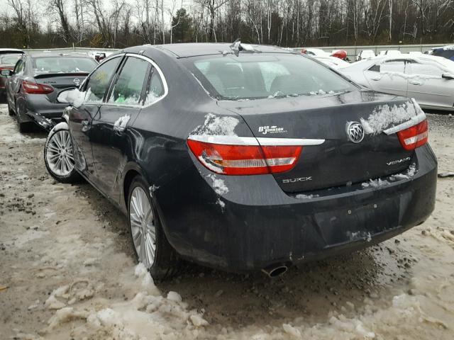 1G4PP5SK3E4128038 - 2014 BUICK VERANO GRAY photo 3