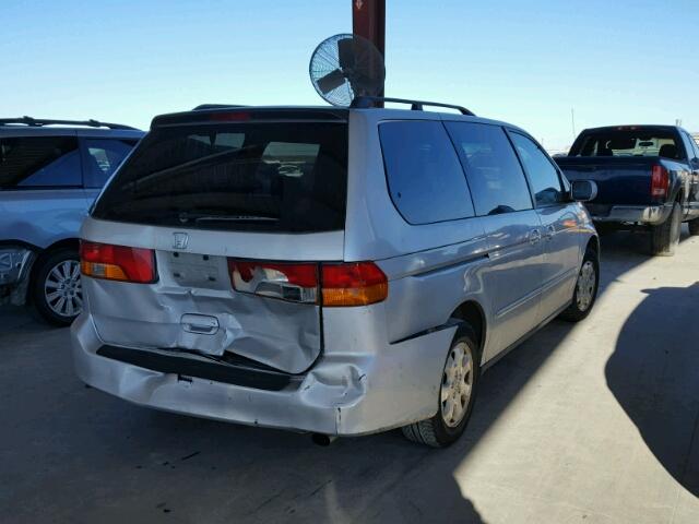 2HKRL18602H572494 - 2002 HONDA ODYSSEY EX SILVER photo 4