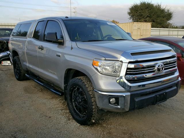 5TFRW5F12GX202813 - 2016 TOYOTA TUNDRA DOU SILVER photo 1