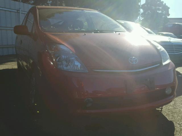 JTDKB20U783439451 - 2008 TOYOTA PRIUS RED photo 1