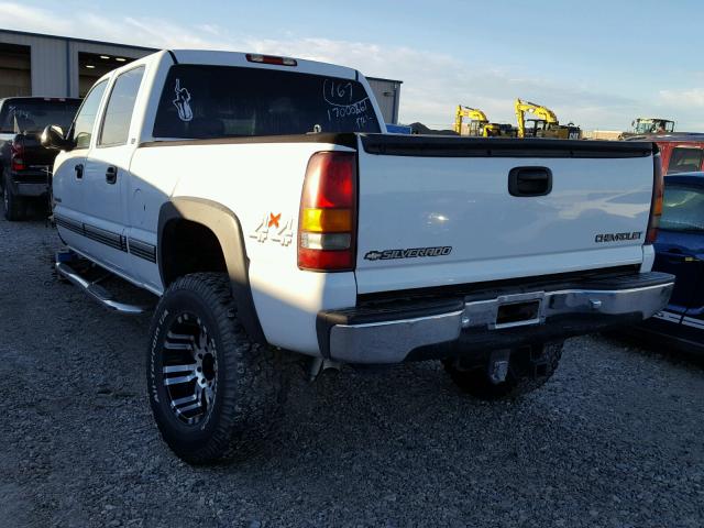 1GCGK13U52F119899 - 2002 CHEVROLET SILVERADO WHITE photo 3