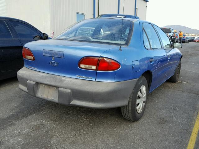 3G1JC5247TS898398 - 1996 CHEVROLET CAVALIER BLUE photo 4