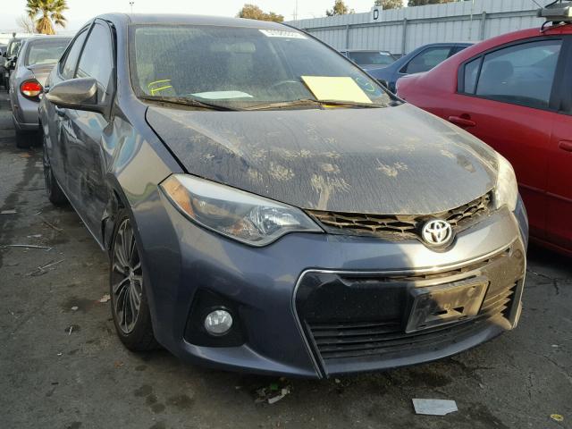 5YFBURHE0EP106589 - 2014 TOYOTA COROLLA L GRAY photo 1