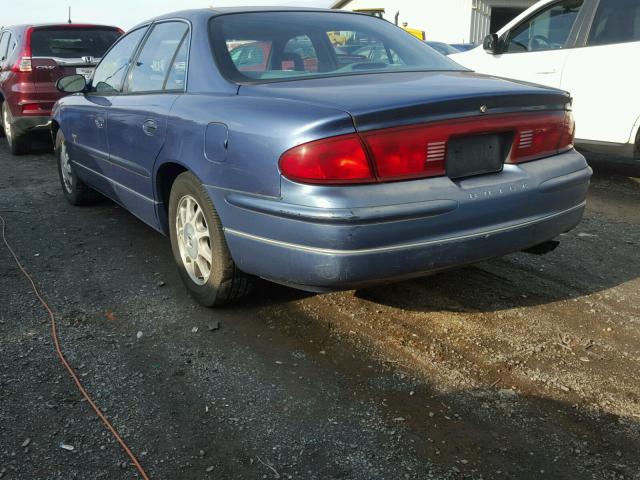 2G4WB52K2W1468045 - 1998 BUICK REGAL LS BLUE photo 3