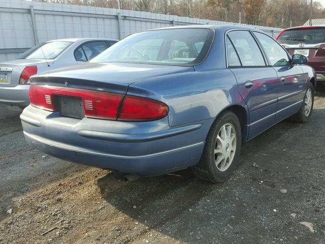 2G4WB52K2W1468045 - 1998 BUICK REGAL LS BLUE photo 4
