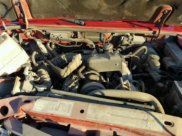 1FTYR10C1WPB04327 - 1998 FORD RANGER RED photo 7