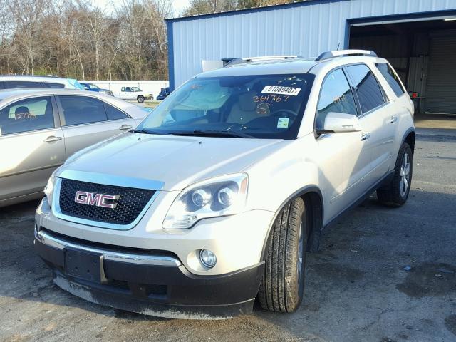 1GKKRSED4BJ364767 - 2011 GMC ACADIA SLT TAN photo 2