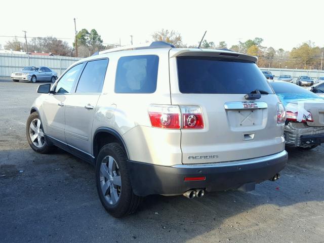 1GKKRSED4BJ364767 - 2011 GMC ACADIA SLT TAN photo 3