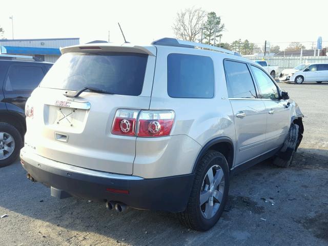 1GKKRSED4BJ364767 - 2011 GMC ACADIA SLT TAN photo 4