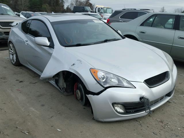 KMHHT6KD4AU020271 - 2010 HYUNDAI GENESIS CO SILVER photo 1