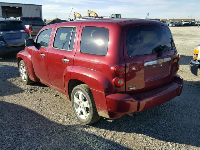 3GNDA23D07S596505 - 2007 CHEVROLET HHR LT MAROON photo 3