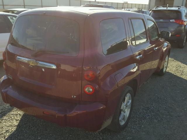 3GNDA23D07S596505 - 2007 CHEVROLET HHR LT MAROON photo 4