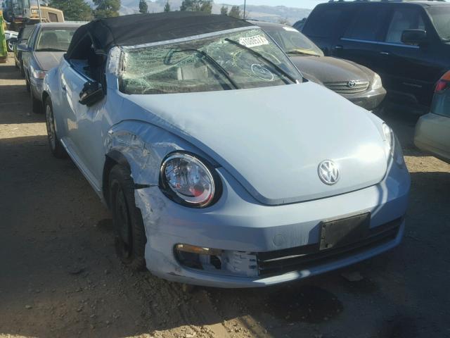 3VW517AT9FM813604 - 2015 VOLKSWAGEN BEETLE 1.8 BLUE photo 1