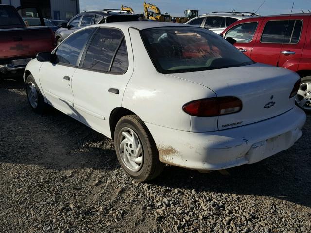 1G1JC5243X7127389 - 1999 CHEVROLET CAVALIER WHITE photo 3